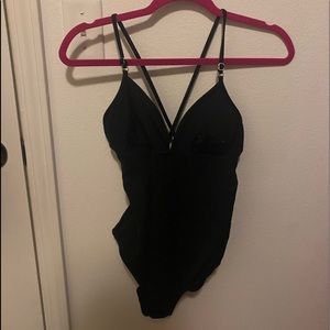 Athleta black swim suit